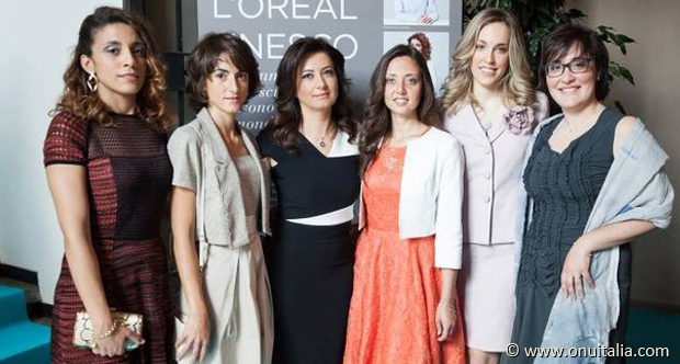 Vincitrici premio l'Oreal-UNESCO